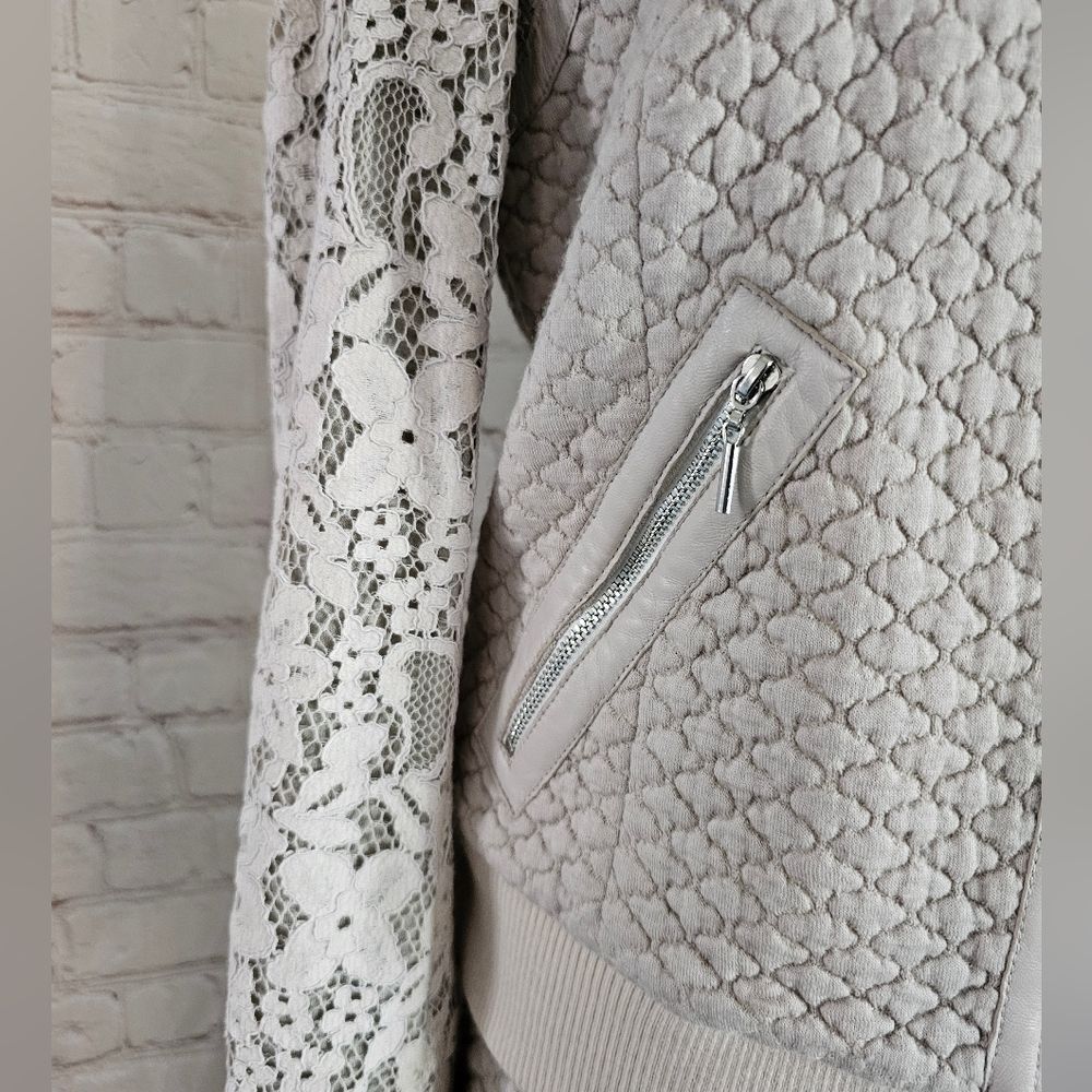 Rebecca Taylor Quilted & Lace Bomber w/ Coordinating Skirt | Size 2-4 | EUC - Picture 3 of 16